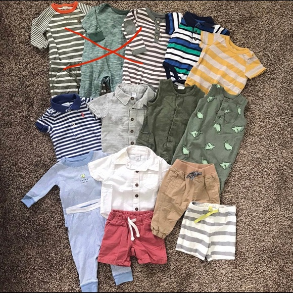 GAP One Pieces 2 Piece 3 Month Baby Boy Summer Clothing Bundle Poshmark